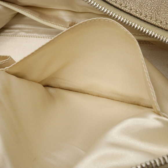 CHANEL Chanel rabbit fur handbag coco mark leather bronze - Picture 7 of 8